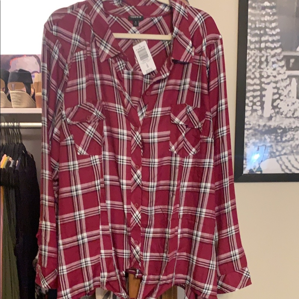 Size 6 Torrid Plaid Shirt